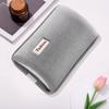 Rechargeable Electric Hot Water Bottle with Plush Cover for Period Cramp Pain Relief Back Belly Foot Warmth Home Winter Use