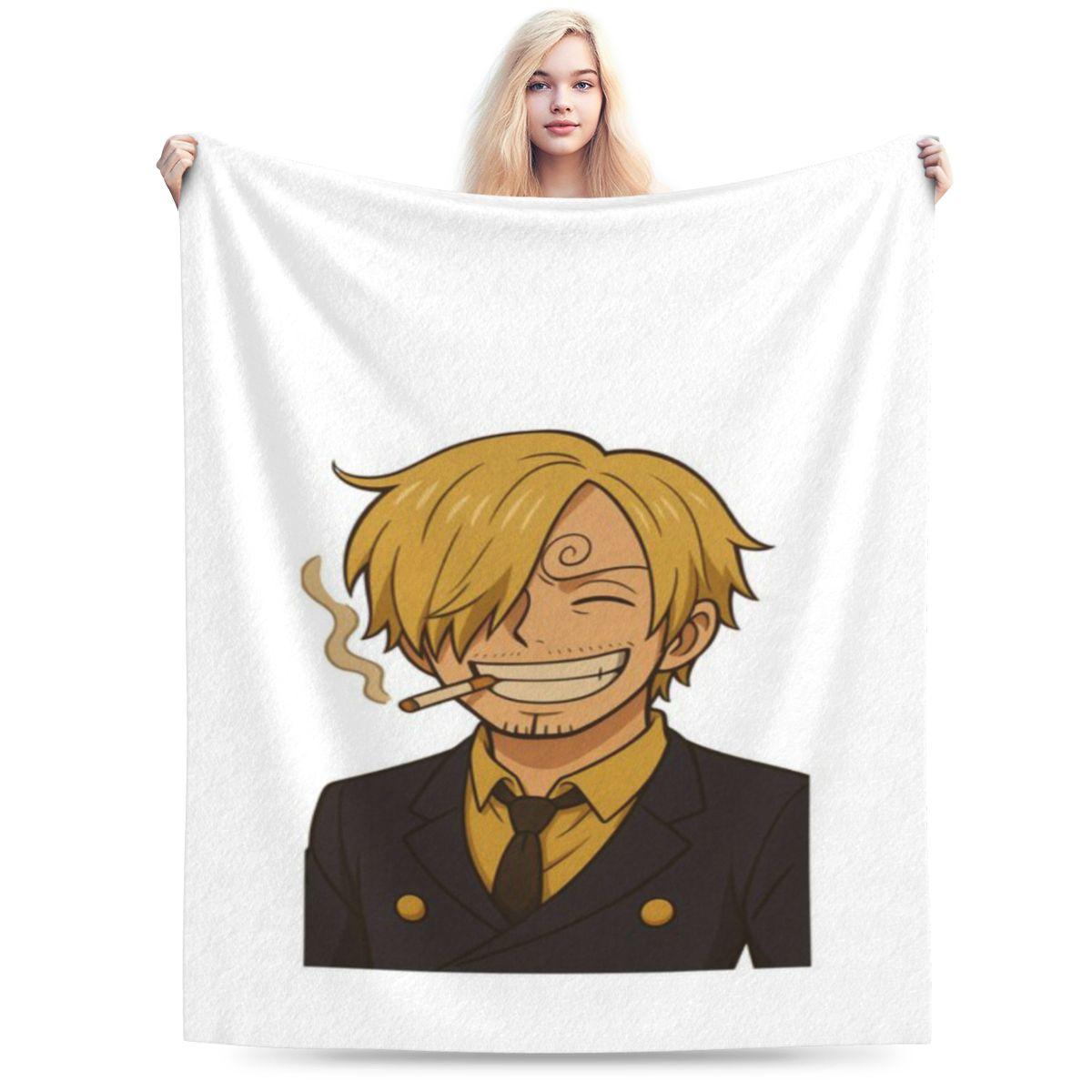 Strawhat Chef Custom Warm Party An UltraSoft Micro Fleece Blanket 75x100cm 30x40in
