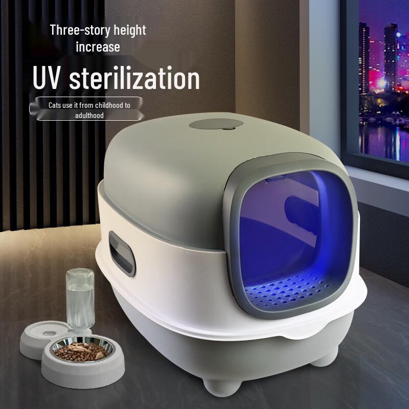 Автоматический УФ-стерилизатор для кошачьего туалета Yilv Extra Large/Emerald Green [Regular]