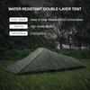 Ultralight Outdoor Camping Tent Single Person Camping Tent Water Resistant Tent Aviation Aluminum