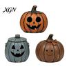 Retro Style Autumn Props 3/4Pcs Vintage Wooden Pumpkin Decor, Rustic Fall Tabletop Centerpiece, Farmhouse Sturdy Thanksgiving Centerpieces Halloween