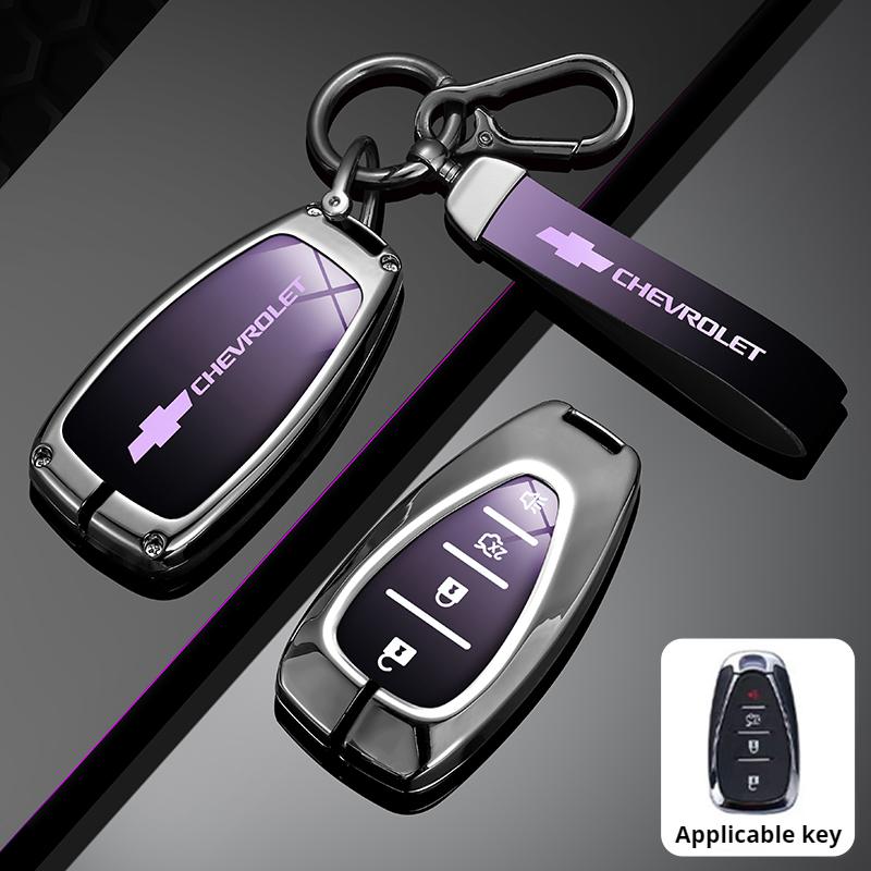 Zinc Alloy Car Flip Key Case Cover Shell Bag For Chevrolet Cruze Aveo Trax Sail Malibu Captiva Prism Spark Protector Accessories
