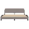 Bed Frame  Dover  Taupe 180 x 200 cm Fabric
