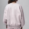 Jordan Flight Essentials Crew Neck Pullover Drop Shoulder Long Sleeve Sweatshirt Kids Sweatshirt Oxford-Pink HQ8252-642