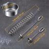 Bird Holder Cage Feeder Toy Parrot Stainless Steel Bowl Hanging Skewer for Fruit Treat for Lovebird Conure X3UC