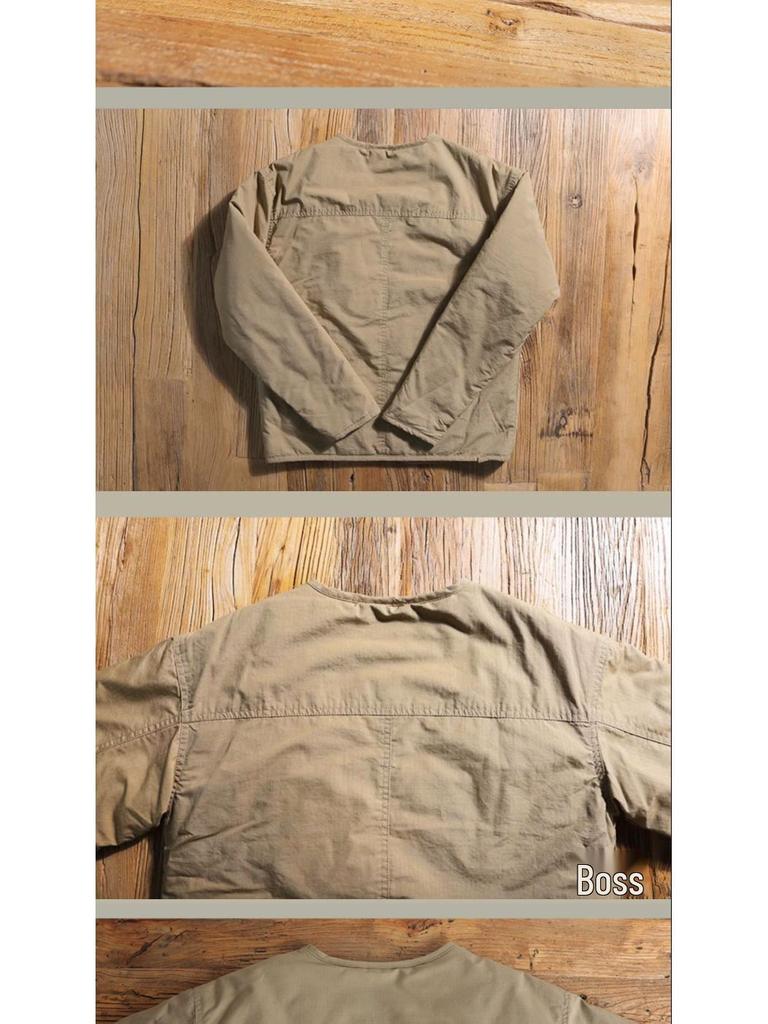 2025 Herren Retro M65 Militär Wasserdicht Gesteppt Baumwolle Arbeitsjacke - Kragenlos & Winterfest