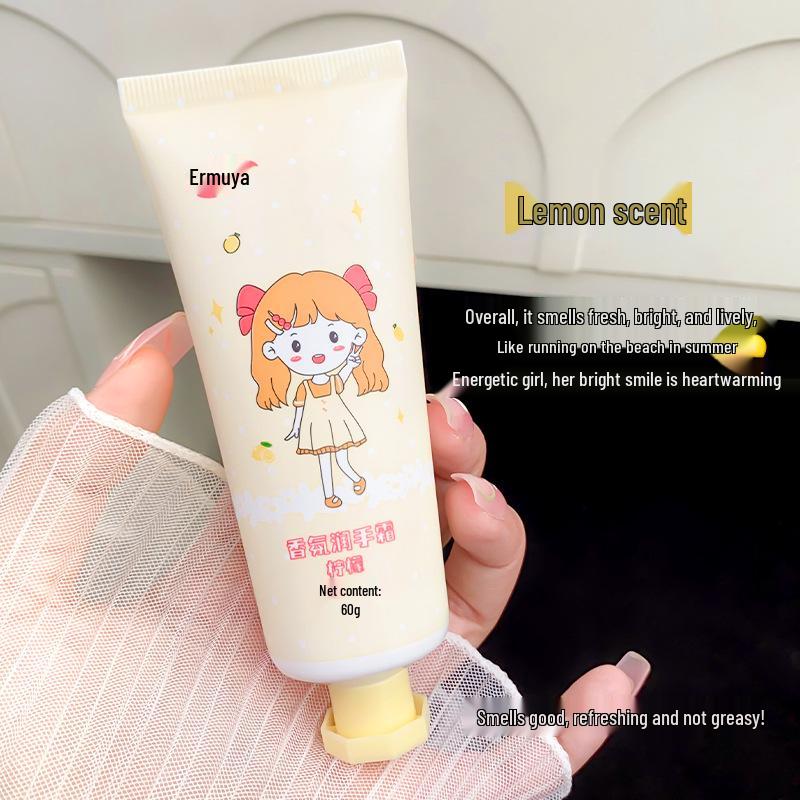 

Ermuya Strawberry Scented Hand Cream for Girls - Moisturizing & Long-lasting Anti-Cracking for Autumn/Winter