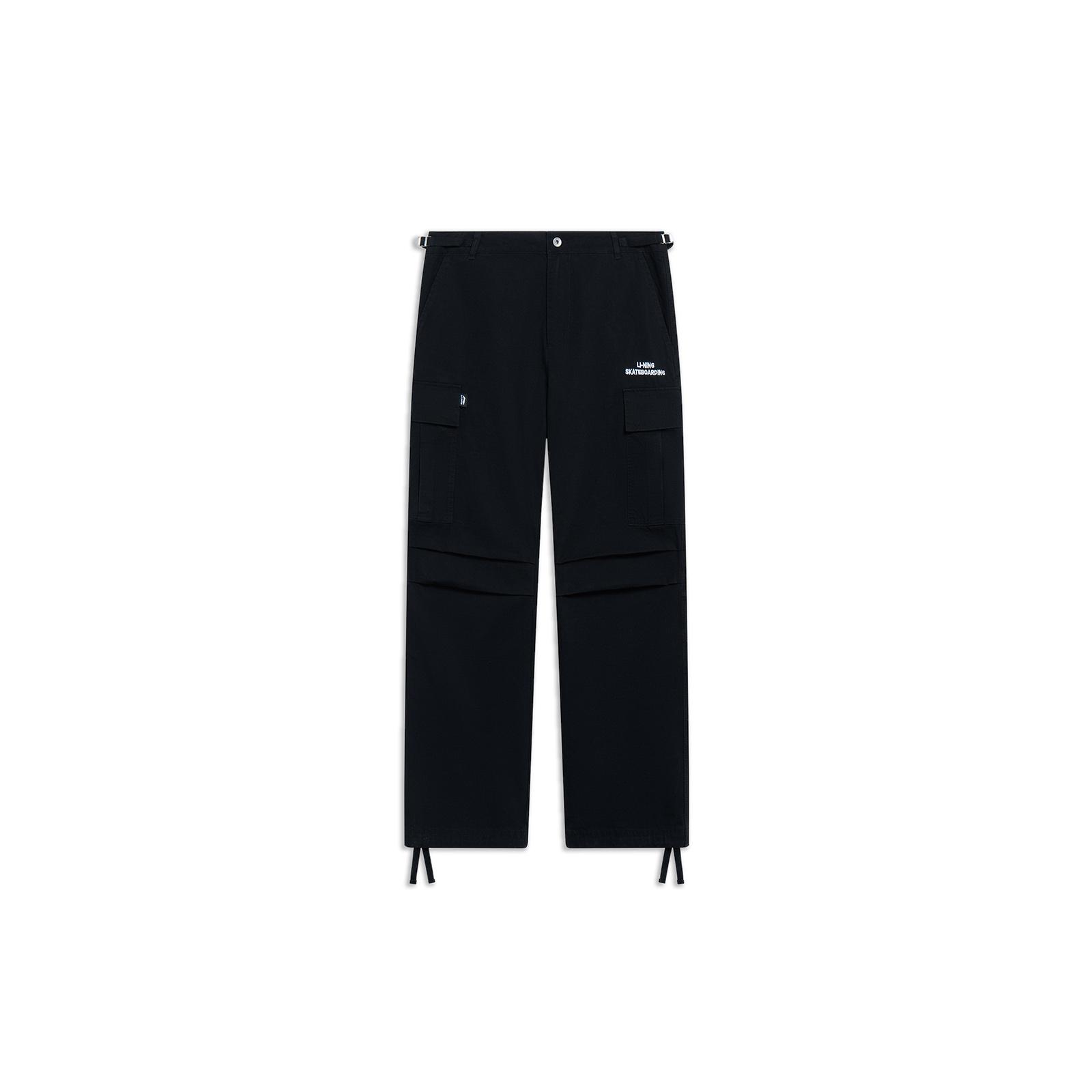 Li-Ning Skateboarding Graphic Loose Fit Cargo Pants Black Men s AKXT047-2 L