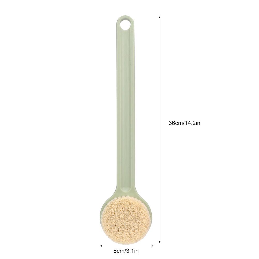 Handle Soft Hair Bath Brush Skin   Clning Exfoliating Body Scrubber Shower Brush
