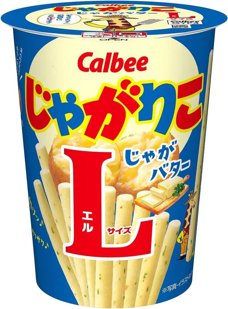 Calbee Jagariko Butter Blue L Size 66g X 12 Pieces [Jagariko]