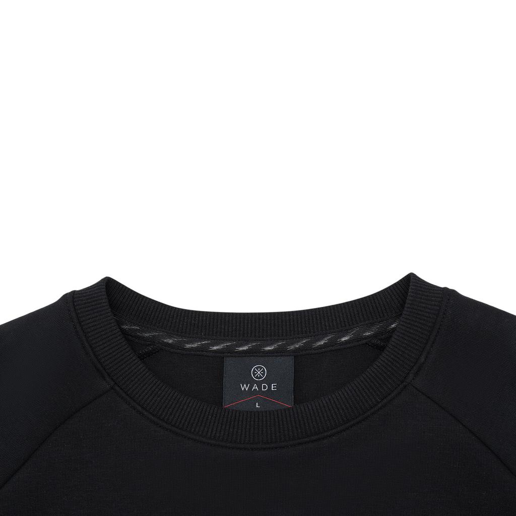 Li Ning Wade Sweatshirts Men's Black Crew Neck Moderate AWDW287-1