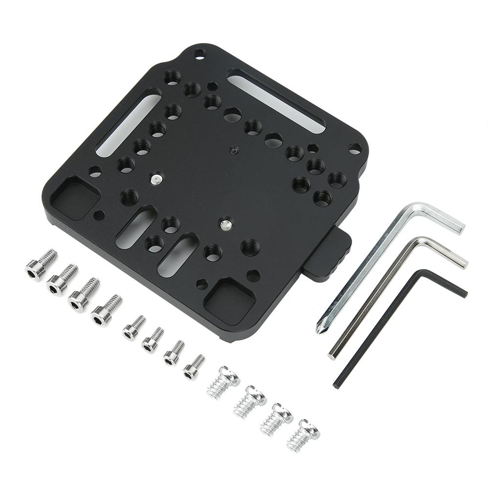 

Aluminum Alloy CNC Firm Black VLock Plate Limit Structure Battery Quick Release Base