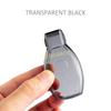 XJGB5 For Mercedes Benz A B C E S G M V-Class CLA CLS GLA GLC GLE GLK GL/GLS SL SLK Black Transparent Key Fob Case Cover Keychain