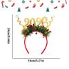 Sequin 2026 Happy New Year Headband Cute Creative Christmas Headpiece Colorful Photo Prop New Year Decorative Headdress