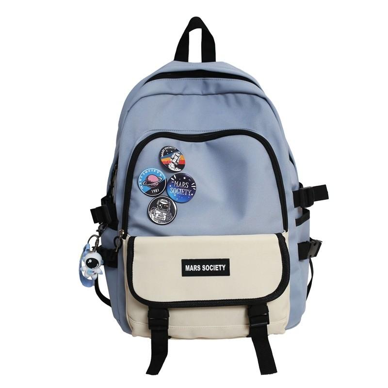 Backpack With Unisex Large Capacity And Letter Print Design For Daily Use