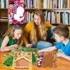 8/16/24 Xmas Puzzle Stickers Create Your Own Santa Claus DIY Make-a-Face Jigsaw Games Children Celebration Decoration Toy