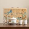 Chinese Landscape Gradient Gaiwan Tea Set