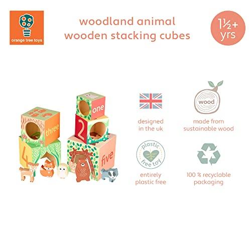 Orange Tree Toys Forest Animal Stacking Cube (18 Months and Up) TYORA12074