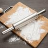 1Pc Stainless Steel Stick Craft Rolling Pin Roll Non Baking Creation Stainless Steel Rolling Pin For Cakes Biscuits Pizza Dough