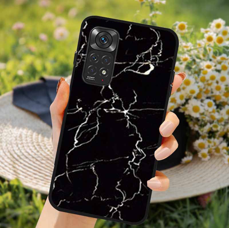 For Redmi Note 11 Cases Note 11S Soft TPU Silicone Back Covers for Xiaomi Redmi Note 11 Pro 5G Phone Case Redmi Note11S 4G Coque