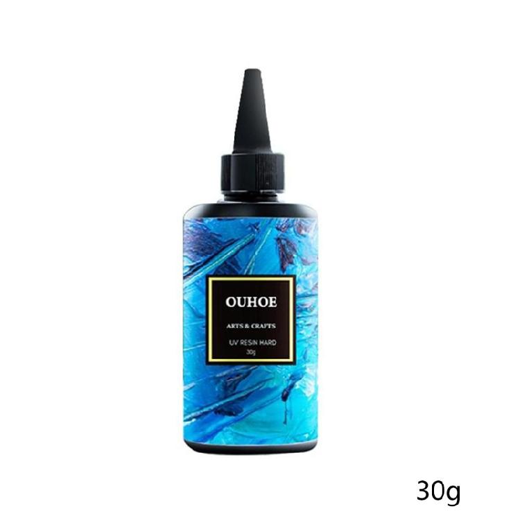 UV Živica Tvrdá 30/100/200g Živicové Odlievanie Povlak UV Živicové Lepidlo Priehľadné Číre