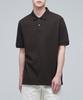 Basic Pique Polo Shirt [Dark Brown]