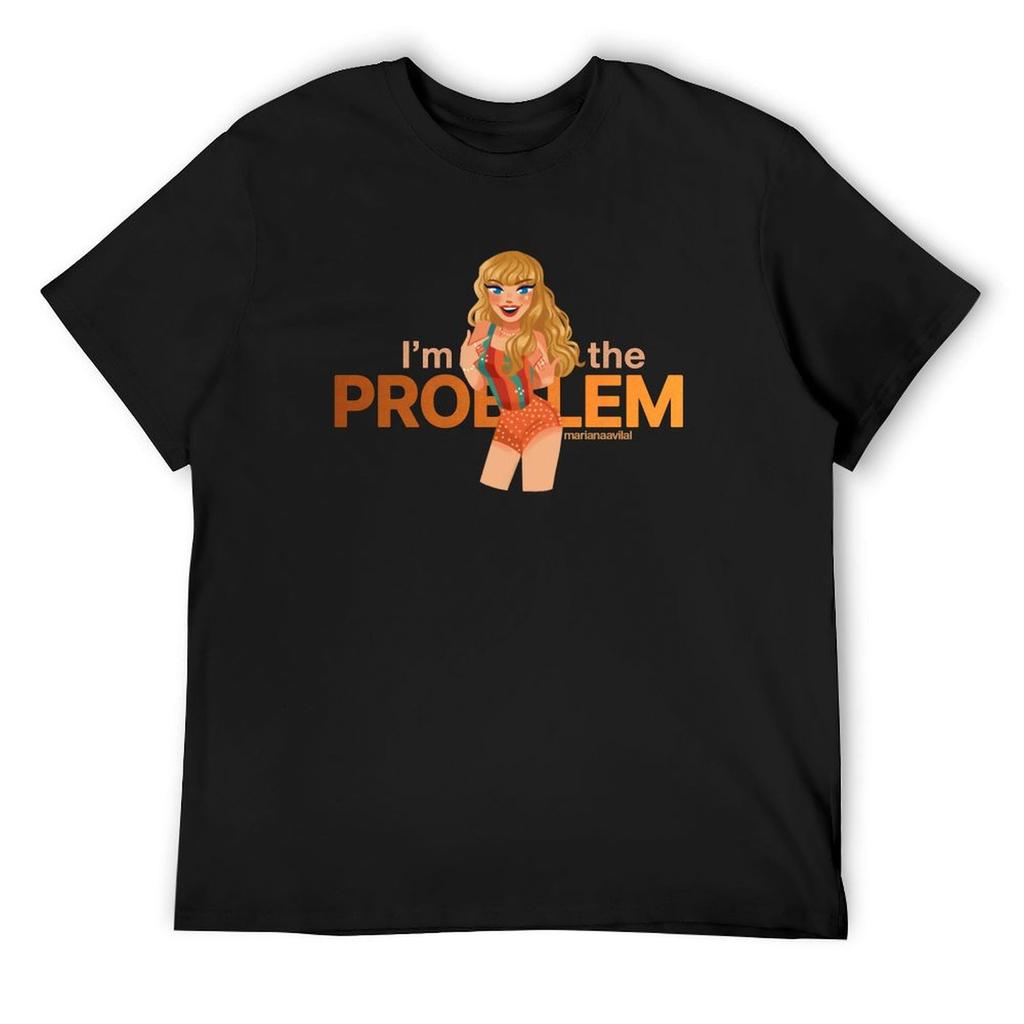 The Problem T-Shirt anime figures graphic t shirt vintage oversized graphic tee blue archive t shirt for men