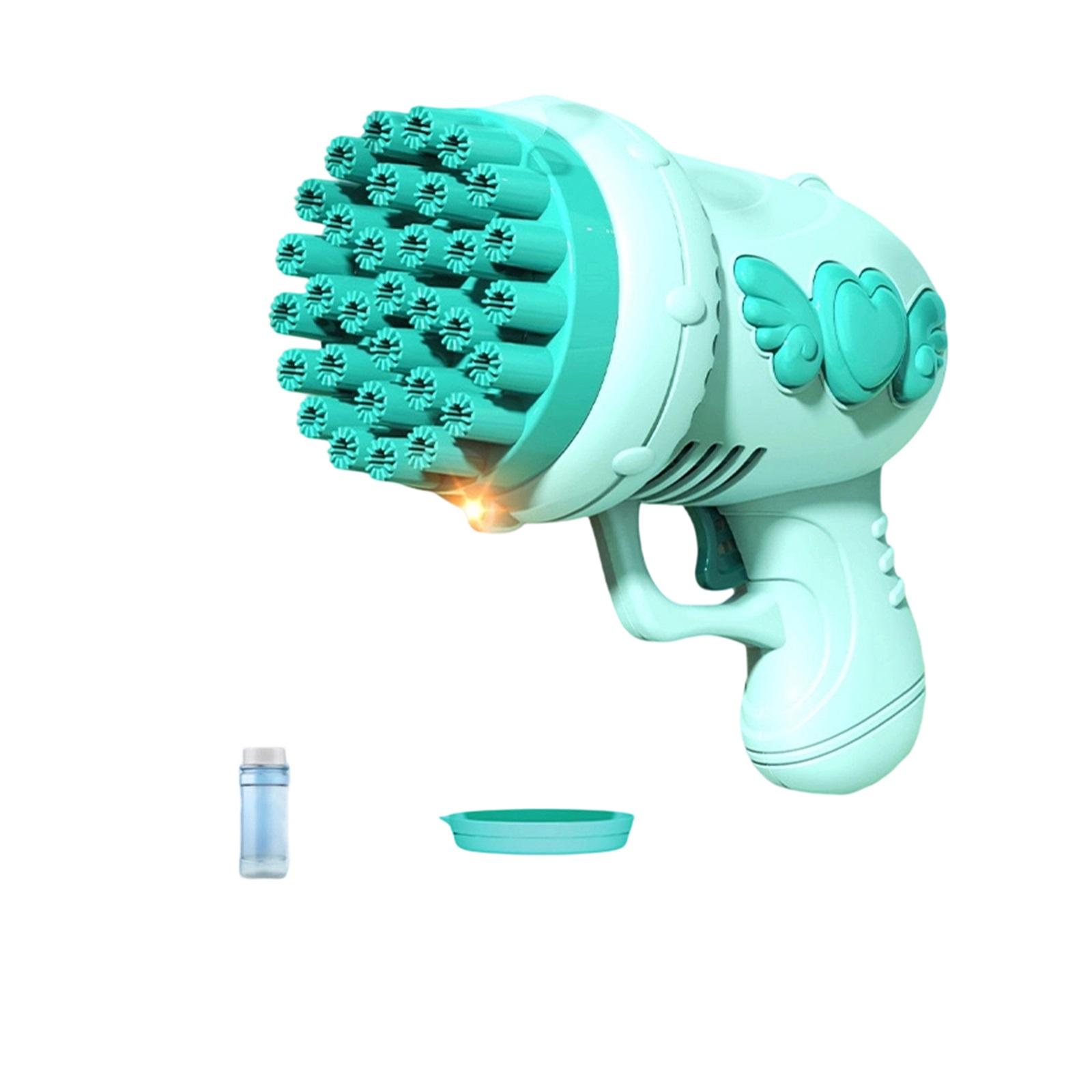 Bubble Machine Fully Automatic With Light Bubble Children s Toy 100ml One Size зелёный