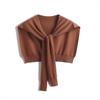 Women's Knit Shawl: Spring/Summer, Air-Conditioned Room Outerwear, Shoulder and Neck Cover, Versatile Design, Widened Scarf Shawl.