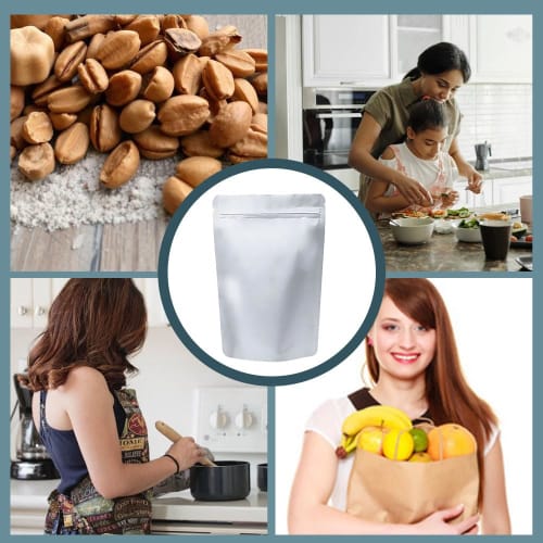 MOCOXYKLXY Rice Storage Bags with Zipper, Holds Approximately 5kg of Rice, Long-Term Storage, Insect and Mold Resistant, Vacuum Sealed, Rice Storage S