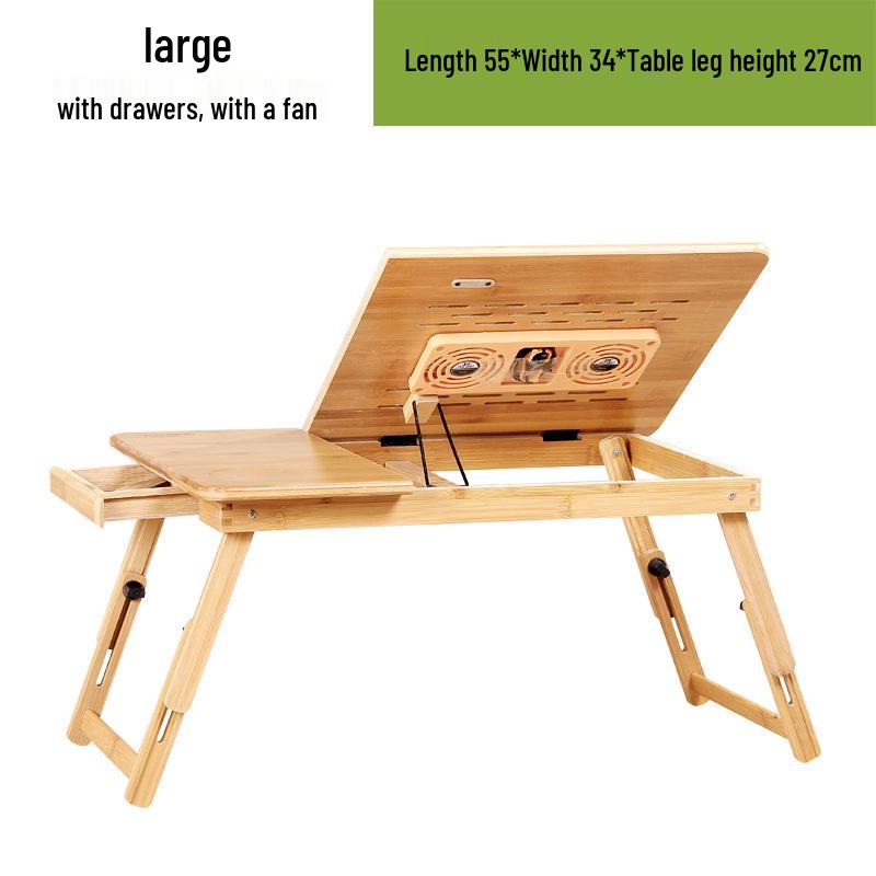 Minimalist Bamboo Laptop Bed Desk - Perfect for Dorms & Study Spaces