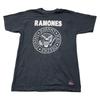 Ramones T-shirt Graphic Print Y2K Short Sleeve 2006 Black Mens