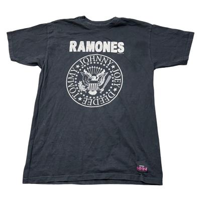 Ramones T-skjorte Grafisk trykk Y2K Kort ermet 2006 Svart Herre