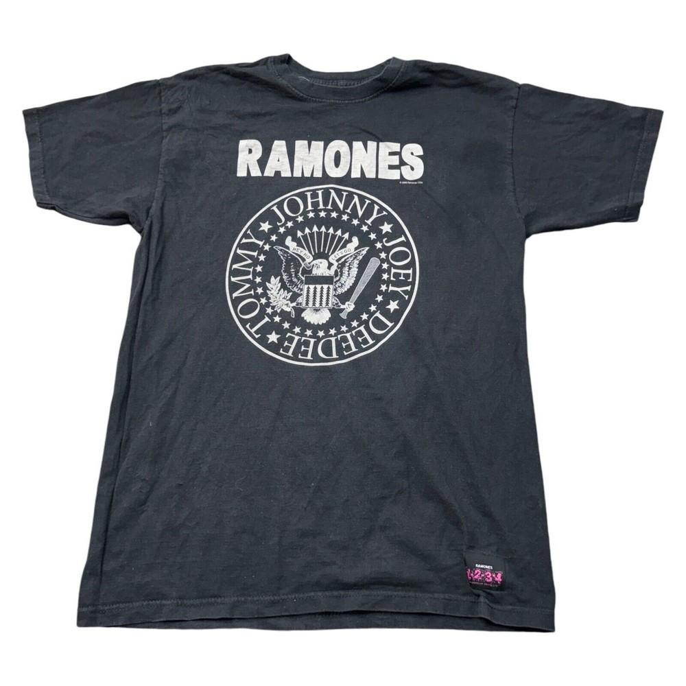

Ramones T-shirt Graphic Print Y2K Short Sleeve 2006 Black Mens 4XL