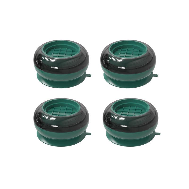 Mobile Base Stand with Wheels for Front Load Washers and Fridges - Adjustable Anti-Vibration Support Pads and Storage Rack