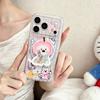 Sweet puppy for iphone17pm mobile phone case holder 16pro hard 15 magnetic suction 14 apple 13 cute case