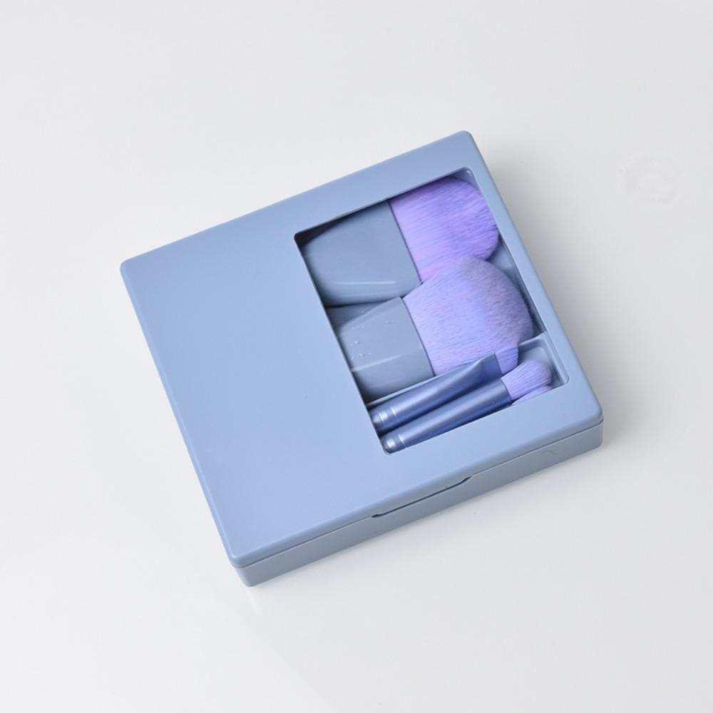 

Набір з 5 жіночих дорожніх пензлів для макіяжу, маленький пензель для розсипчастих тіней, портативний набір косметичних пензлів 05