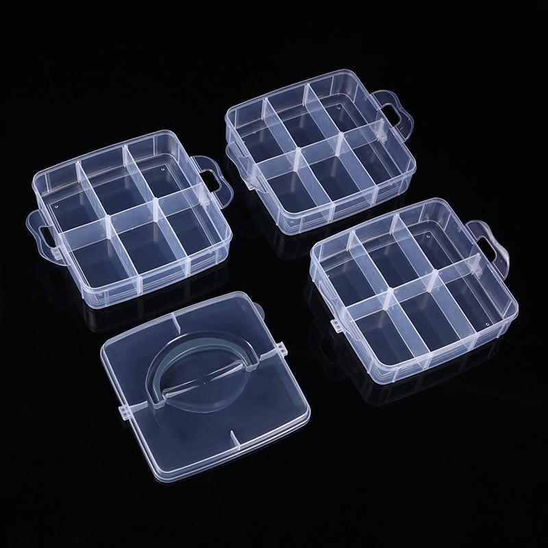 Three layers of 18 portable detachable storage box combination of storage box diy supplies storage box