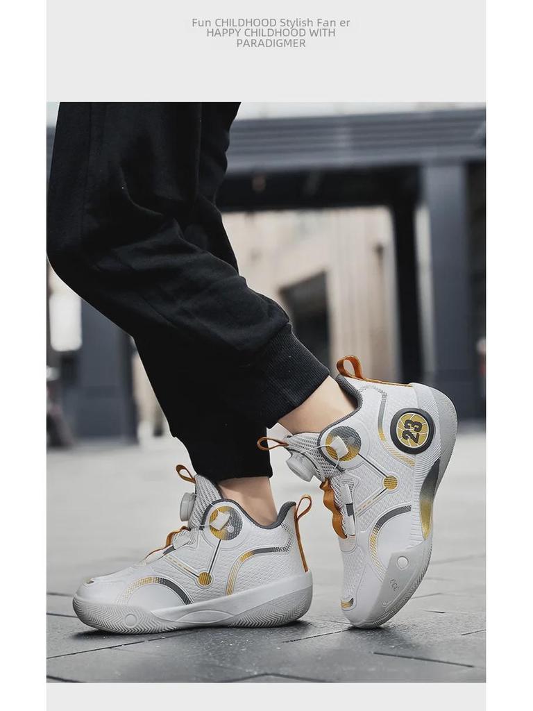 Men's Breathable Leather Basketball Shoes - Autumn/Winter Soft-Soled Sneakers, Free Shipping