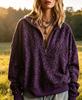 Women's Loose Fit Leopard Print Hoodie Sweatshirt for Casual Wear
