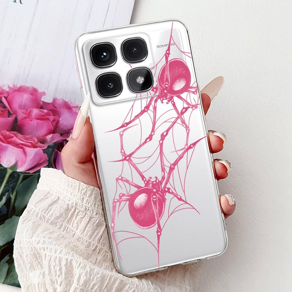 Phone Case For Xiaomi Mi 14T Pro Mi14T Cool Style Tiger Dragon Pattern Clear Soft Silicone TPU Back Cover Xiaomi 14t 5G Coques