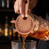 Stainless Steel Cocktail Strainer Bar Tool with Spring Coil Handle for Mixing Drinks and Filtering Ice