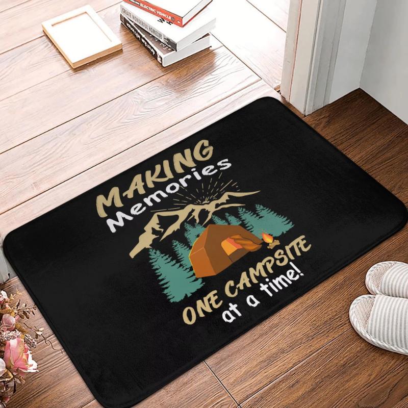 Whimsical Motorhome Adventure Print Mat, Durable Anti-Slip Doormat for Home Kitchen Bedroom Living Room Entrance Carpet
