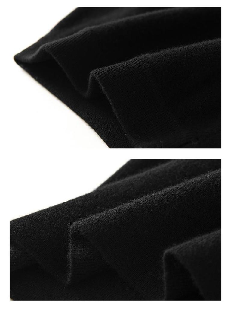 Women's High Waist Wool Knit Bodycon Midi Skirt for Autumn/Winter