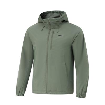Série Fitness Veste Décontractée à Capuche Chaude en Coton pour Homme vestes Vert AJMU275-3
