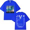 Rapper Ninho Jefe Album 2025 Graphic T-shirt Unisexs Clothing Rock Gothic Pop Music Short Sleeve T Shirt Fashion Oversized T-shirts