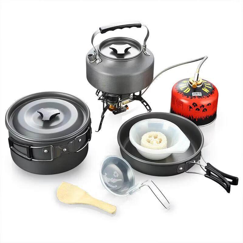 Portable 2-3 Person Camping Cookware Set