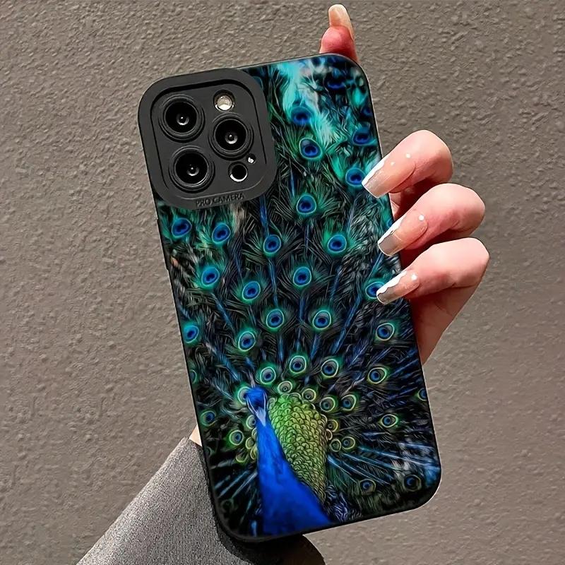 Peacock Spreads His Wings Graphic Pattern Case for Samsung Galaxy S24Ultra S23 FE S22 S21 Plus A54 A34 A14 A53 A33 A15 A55 Cover