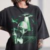 Retro Alien Middle Finger T-Shirt, Funny UFO Graphic Tee, Sarcastic Sci-Fi Shirt