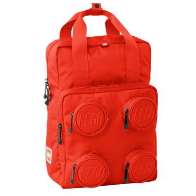 Brick 2x2 Backpack, for Boy Red Backpack